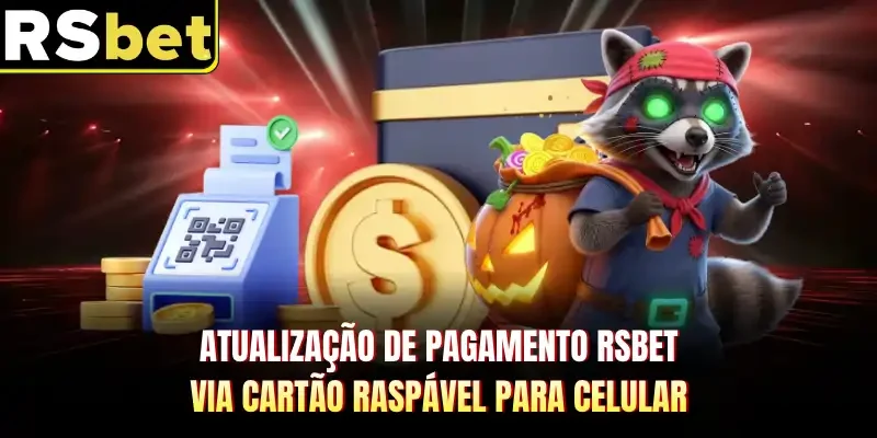 Atualização de pagamento RSBET via cartão raspável para celular