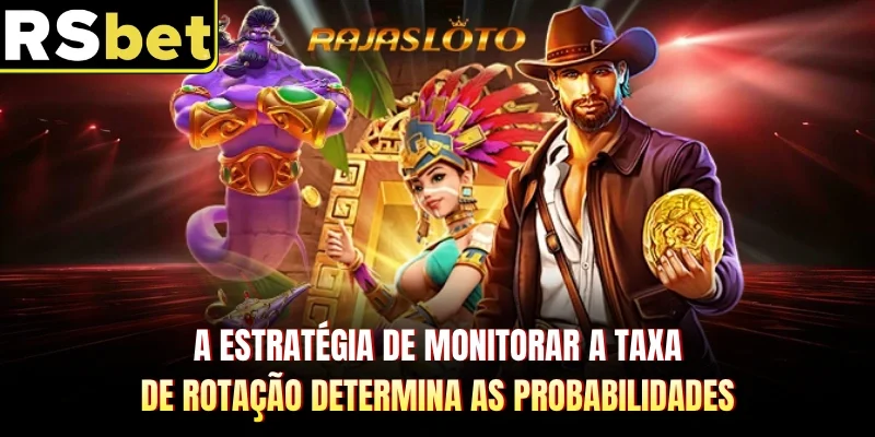 A estratégia de monitorar a taxa de rotação determina as probabilidades