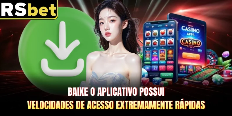 Baixe o aplicativo possui velocidades de acesso extremamente rápidas