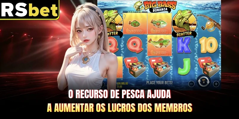 O recurso de pesca ajuda a aumentar os lucros dos membros