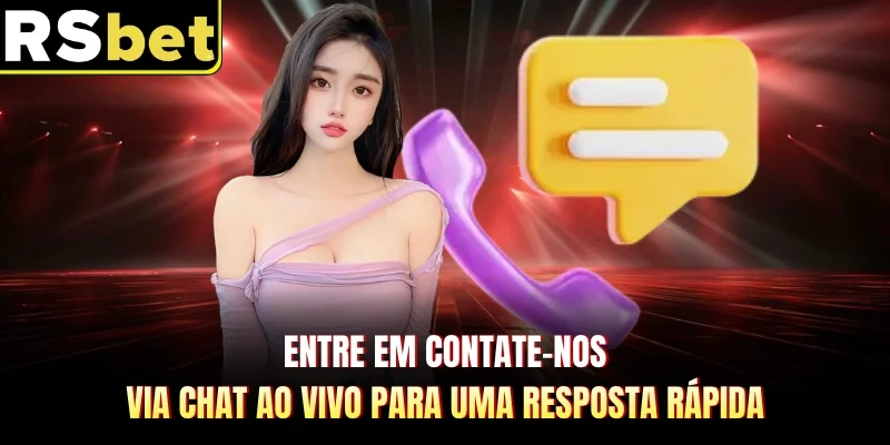 Entre em contate-nos via chat ao vivo para uma resposta rápida