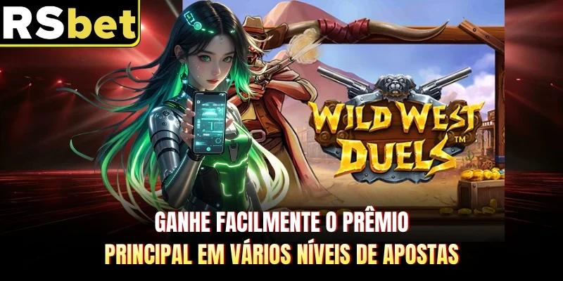 Ganhe facilmente o prêmio principal em vários níveis de apostas