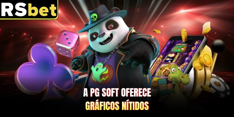 A PG Soft oferece gráficos nítidos